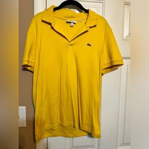 Men’s Yellow Lacoste Polo